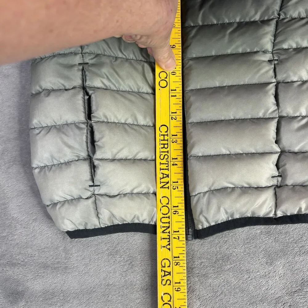 Eddie Bauer Jacket Unisex Kids 4 Gray Puffer Hooded Down Insulated‎ Winter